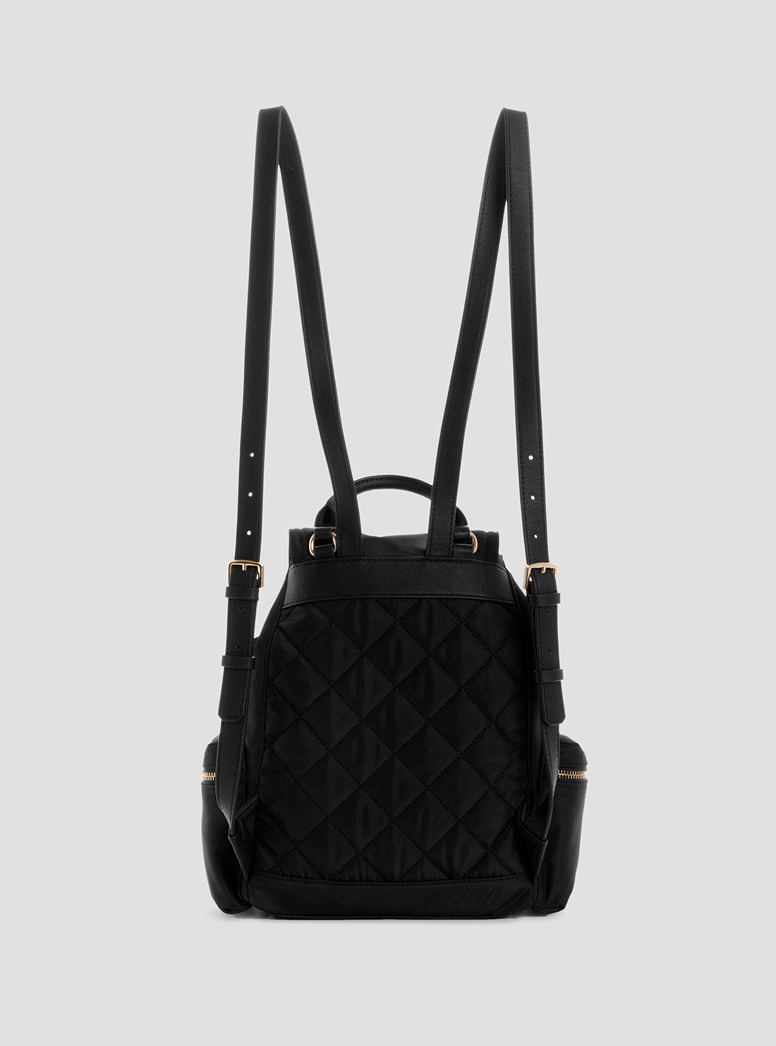 Sac à Dos GUESS Eco Gemma Backpack - Noir, Polyester, Adjustable, Femme