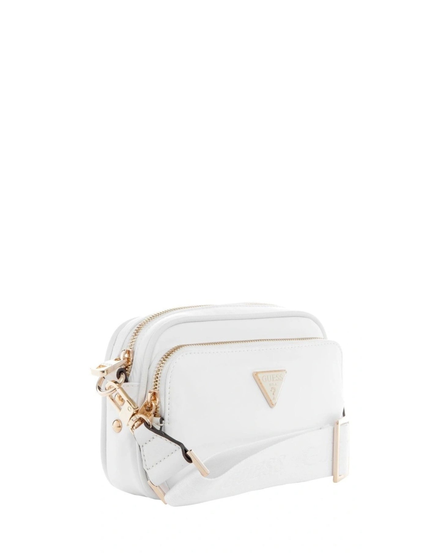 Eco White Gemma Crossbody Camera Bag