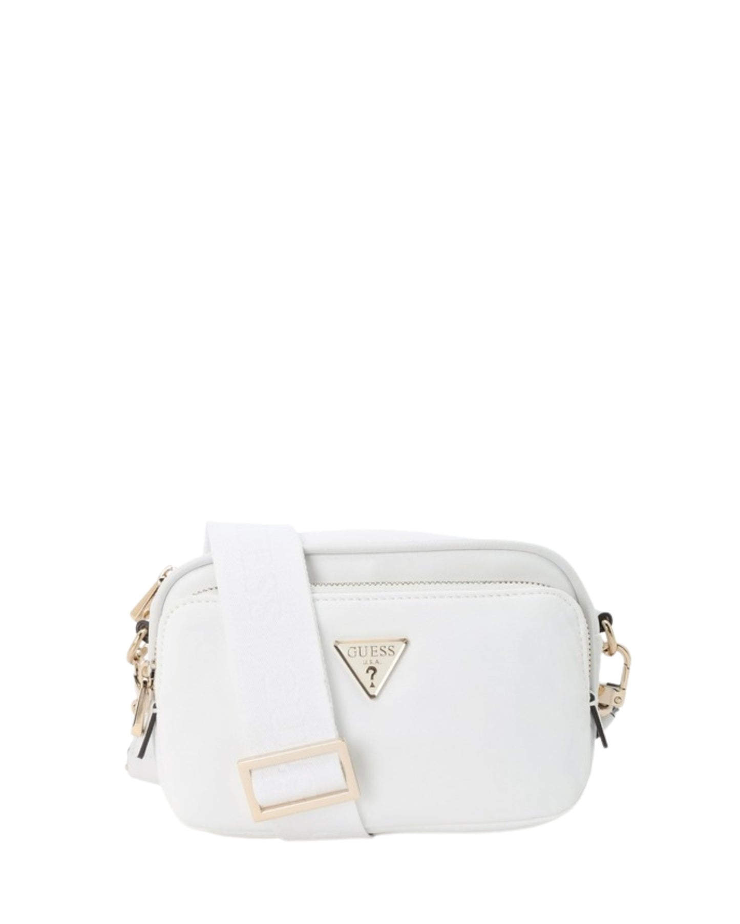 Eco White Gemma Crossbody Camera Bag