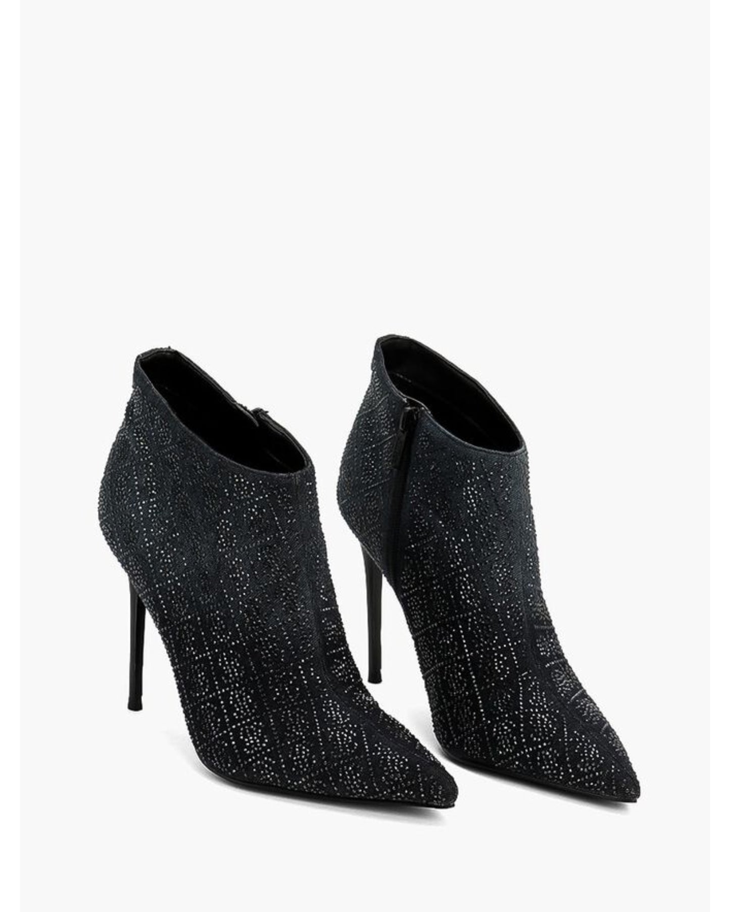 Black Fazzie Ankle Boots