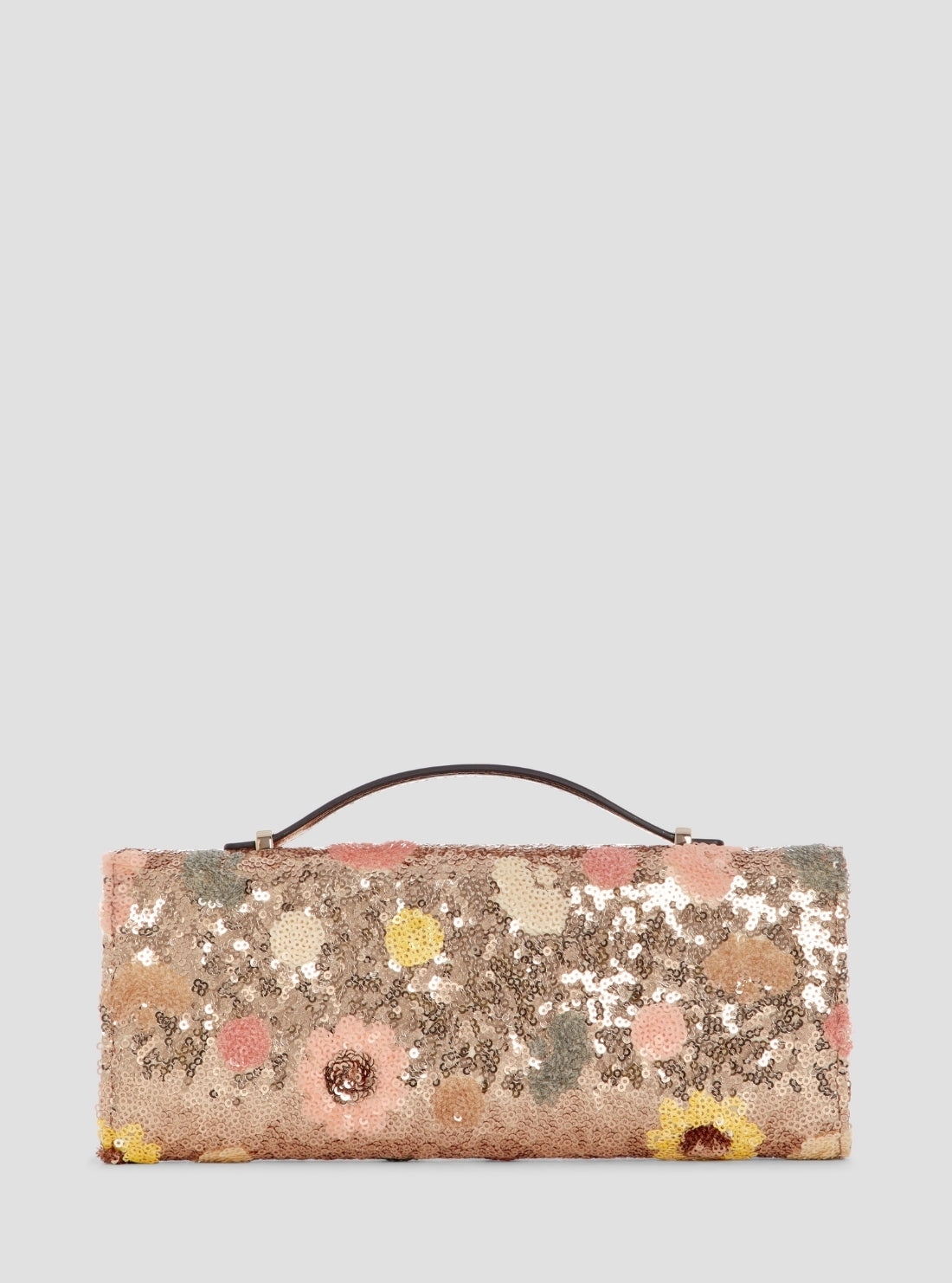 GUESS Womens Floral Multi Tasmin Top Handle Clutch Bag FG993171 Back View