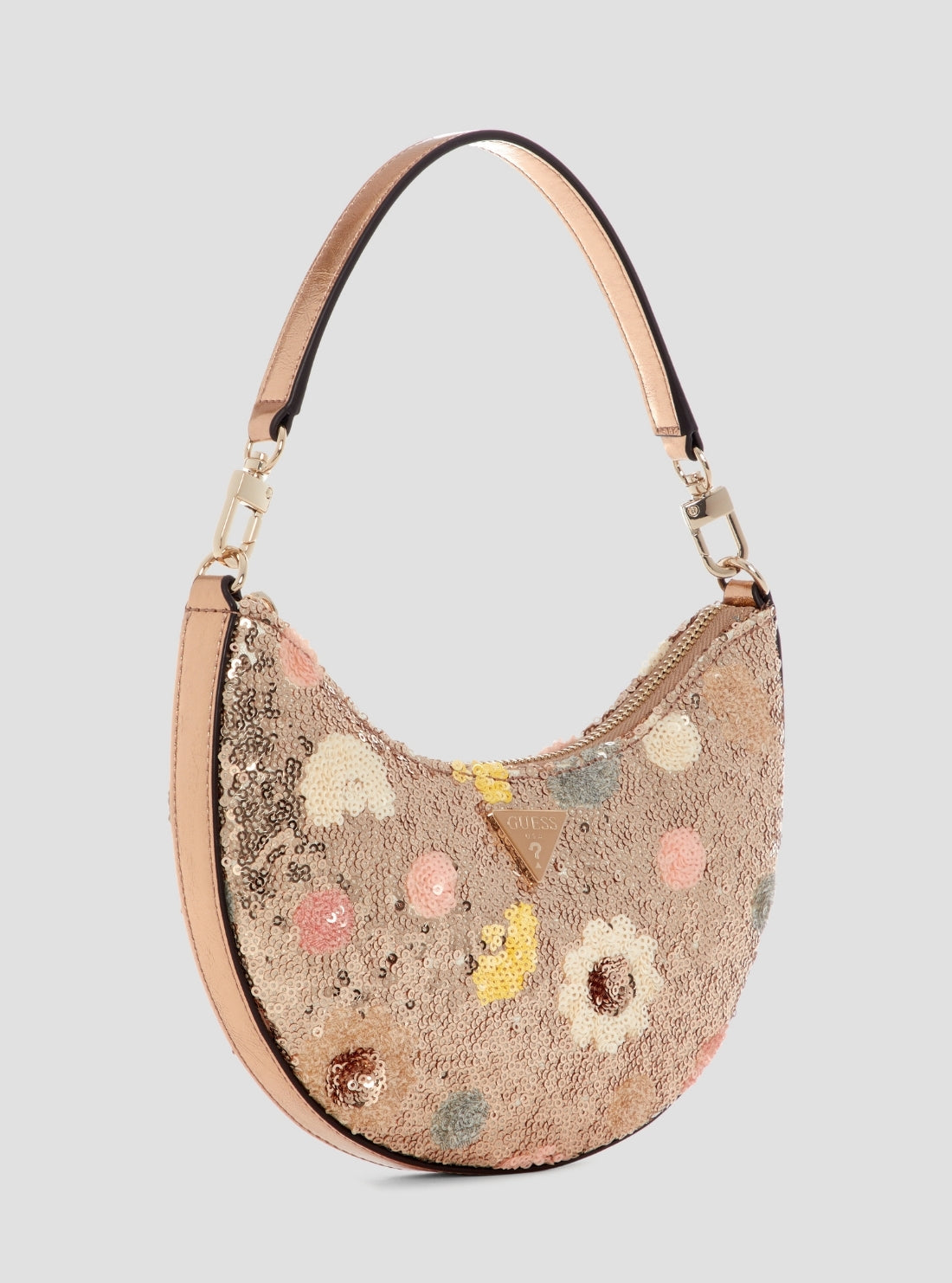 GUESS Womens Floral Multi Tasmin Mini Shoulder Bag FG993172 Side View