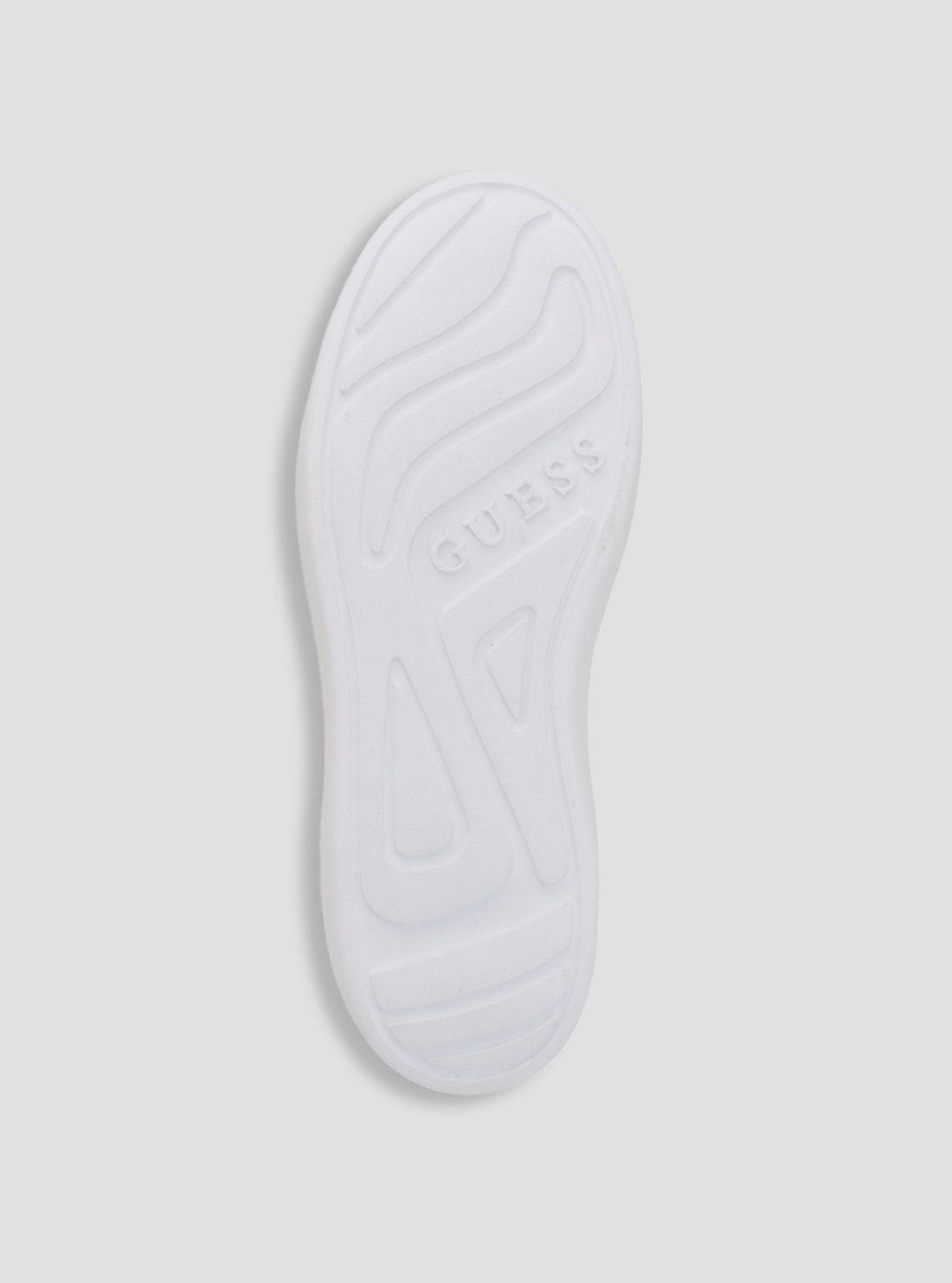 GUESS Womens White Fireup Sneakers FIREUP Bottom View