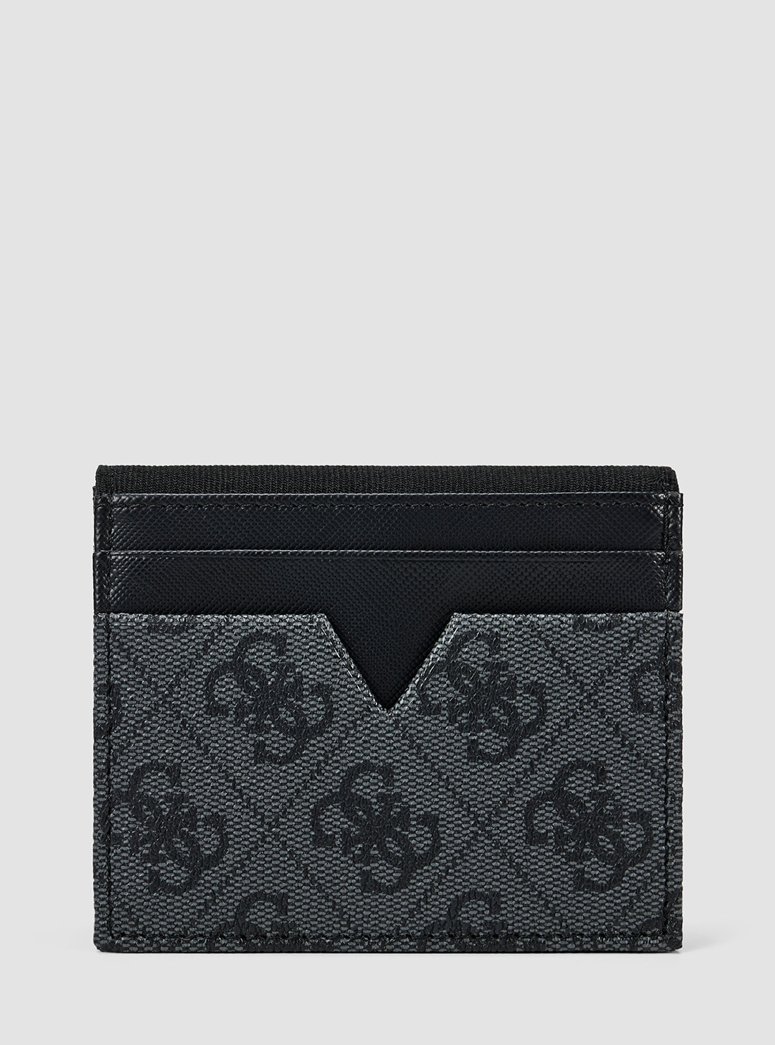 GUESS Accessories Black Front Pocket Magnetic Reversible Card Case 31GOE20002BLACK back View