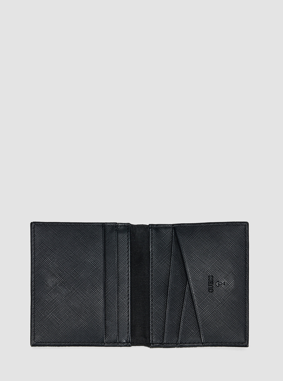 GUESS Accessories Black Front Pocket Magnetic Reversible Card Case 31GOE20002BLACK Inside View