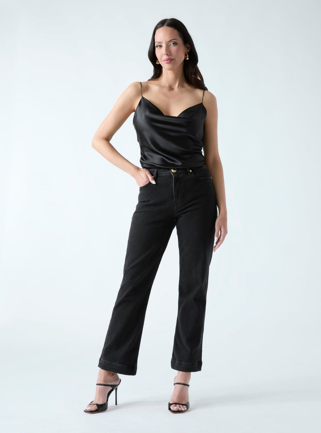 Marciano Black Denise Tank Top G6GH34W2587 Full View