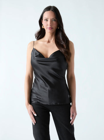 Marciano Black Denise Tank Top G6GH34W2587 Front View