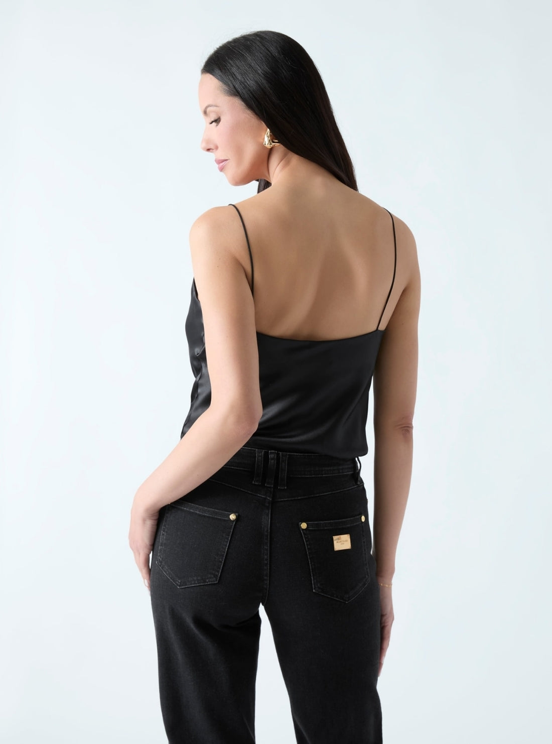 Marciano Black Denise Tank Top G6GH34W2587 Back View