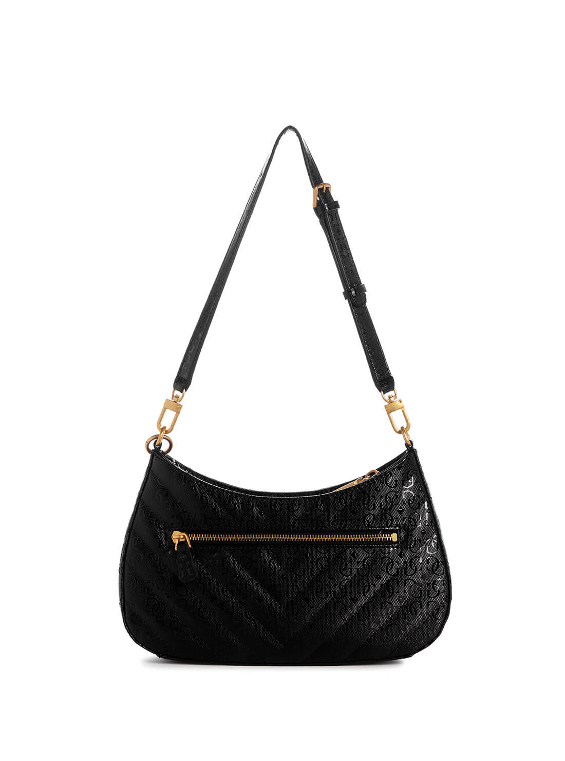 Women's Black Jania Shoulder Bag back view