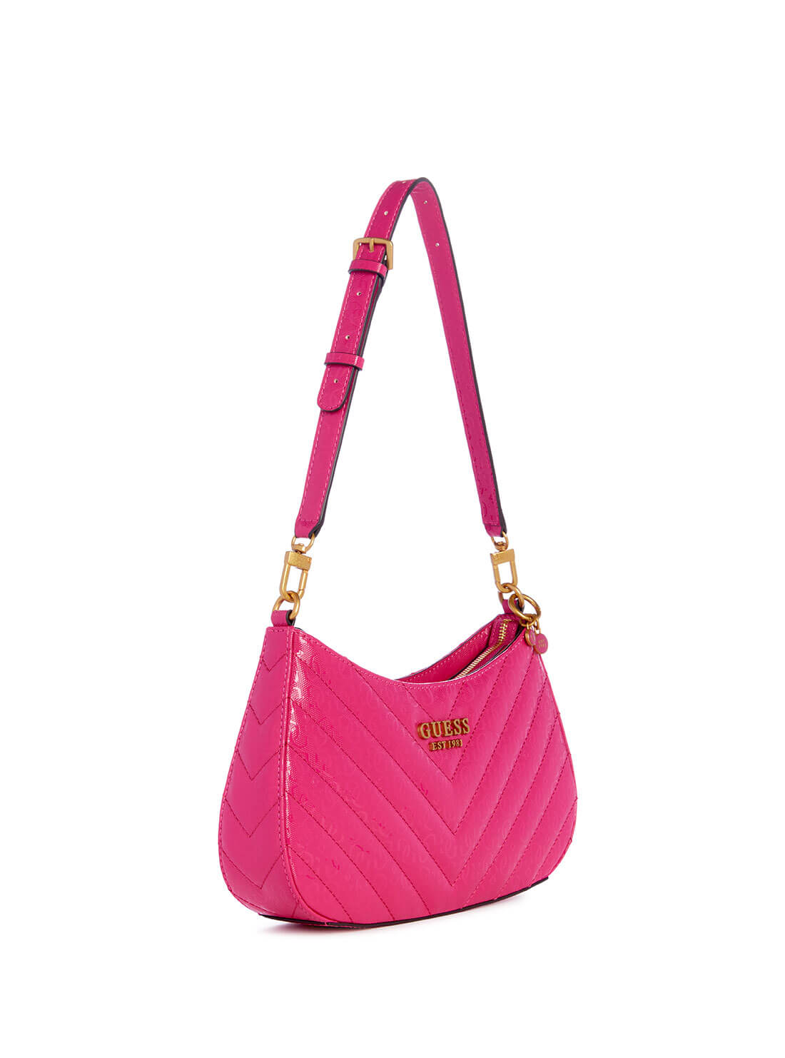 Guess pink shoulder outlet bag