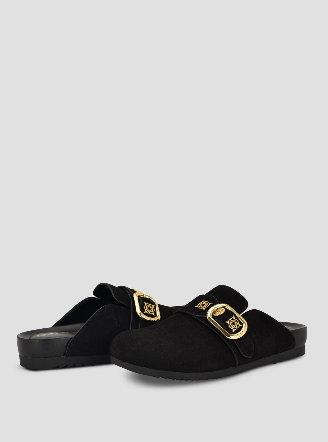 GUESS Footwear Black Galavanta Mules GALAVANTA Front Side View