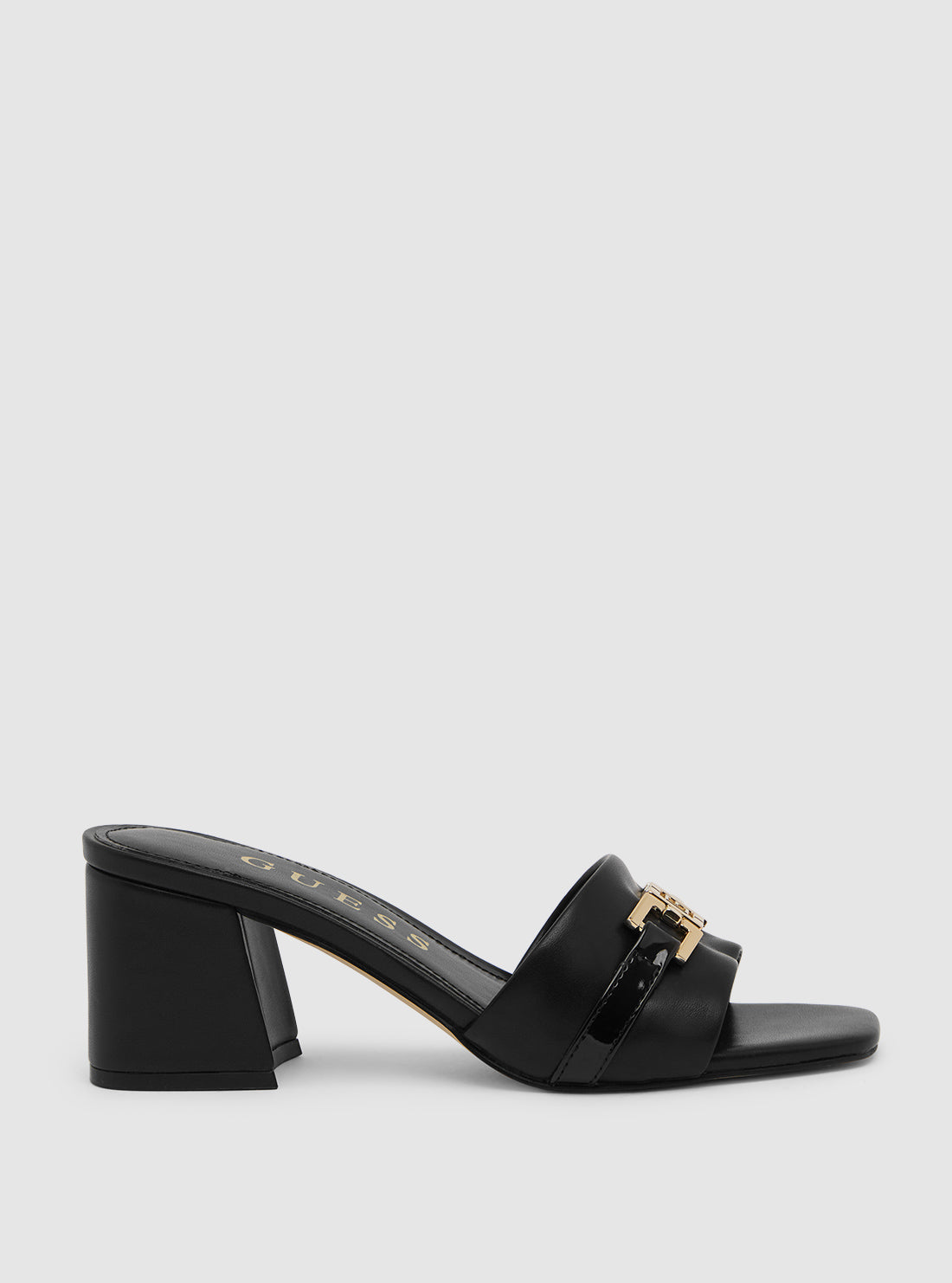Black Gallory Block Heel