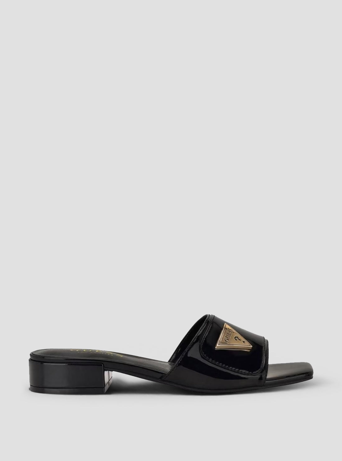 GUESS Womens Black Galynn Slide Sandals GALYNN Side View