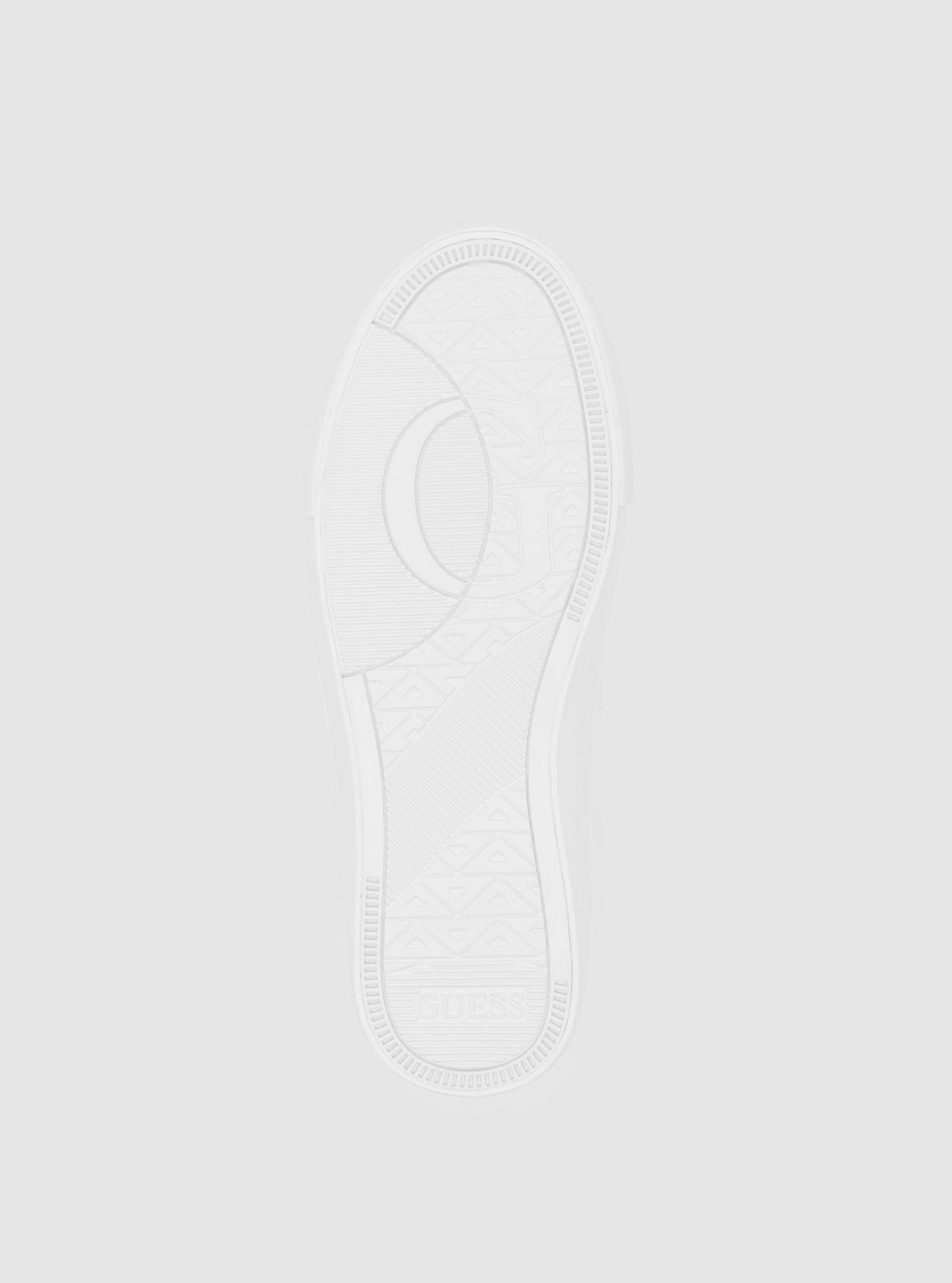 GUESS White Garda Low-Top Sneakers GARDA Bottom View