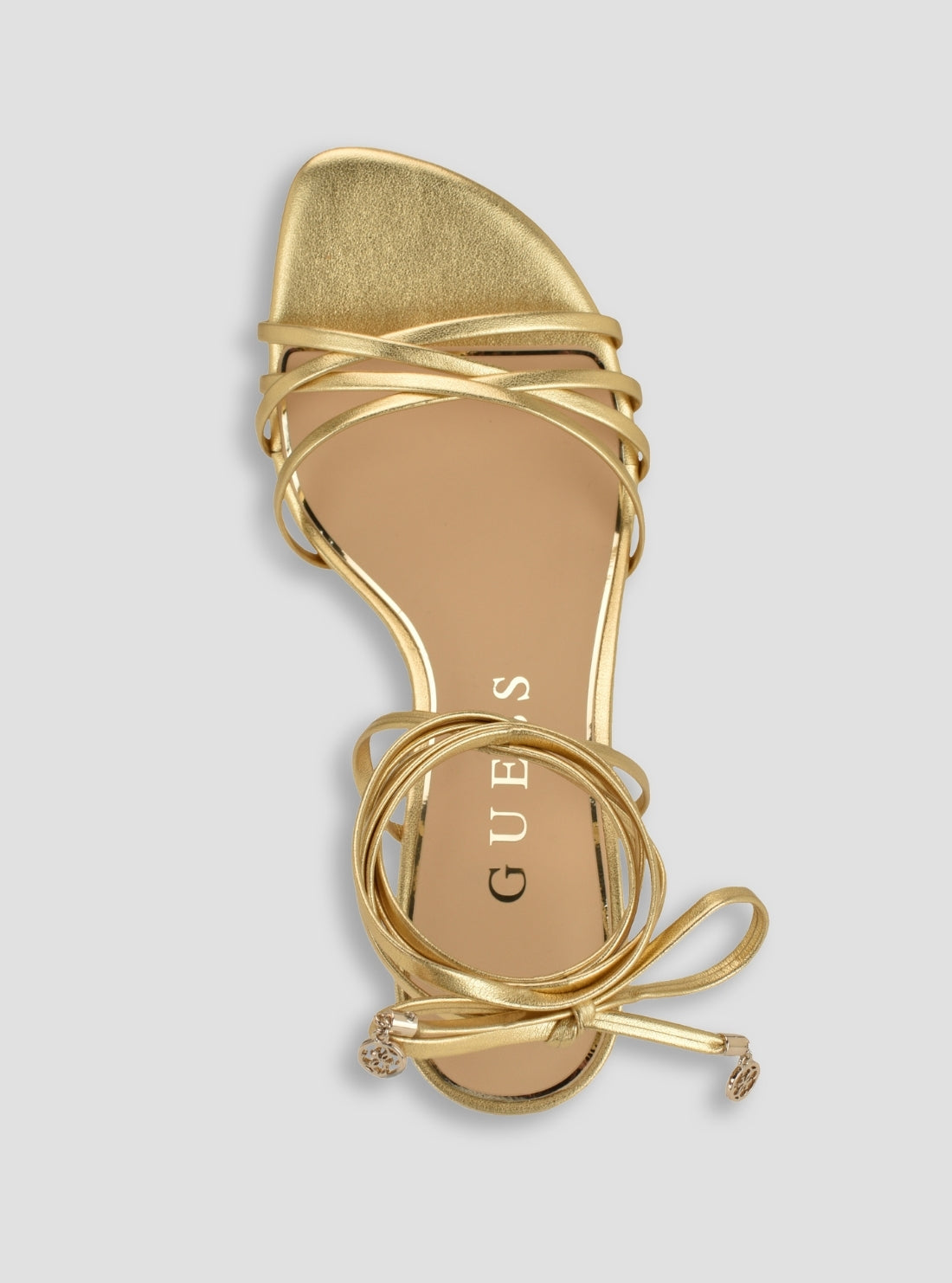 GUESS Footwear Gold Garsie Heels GARSIE Top View