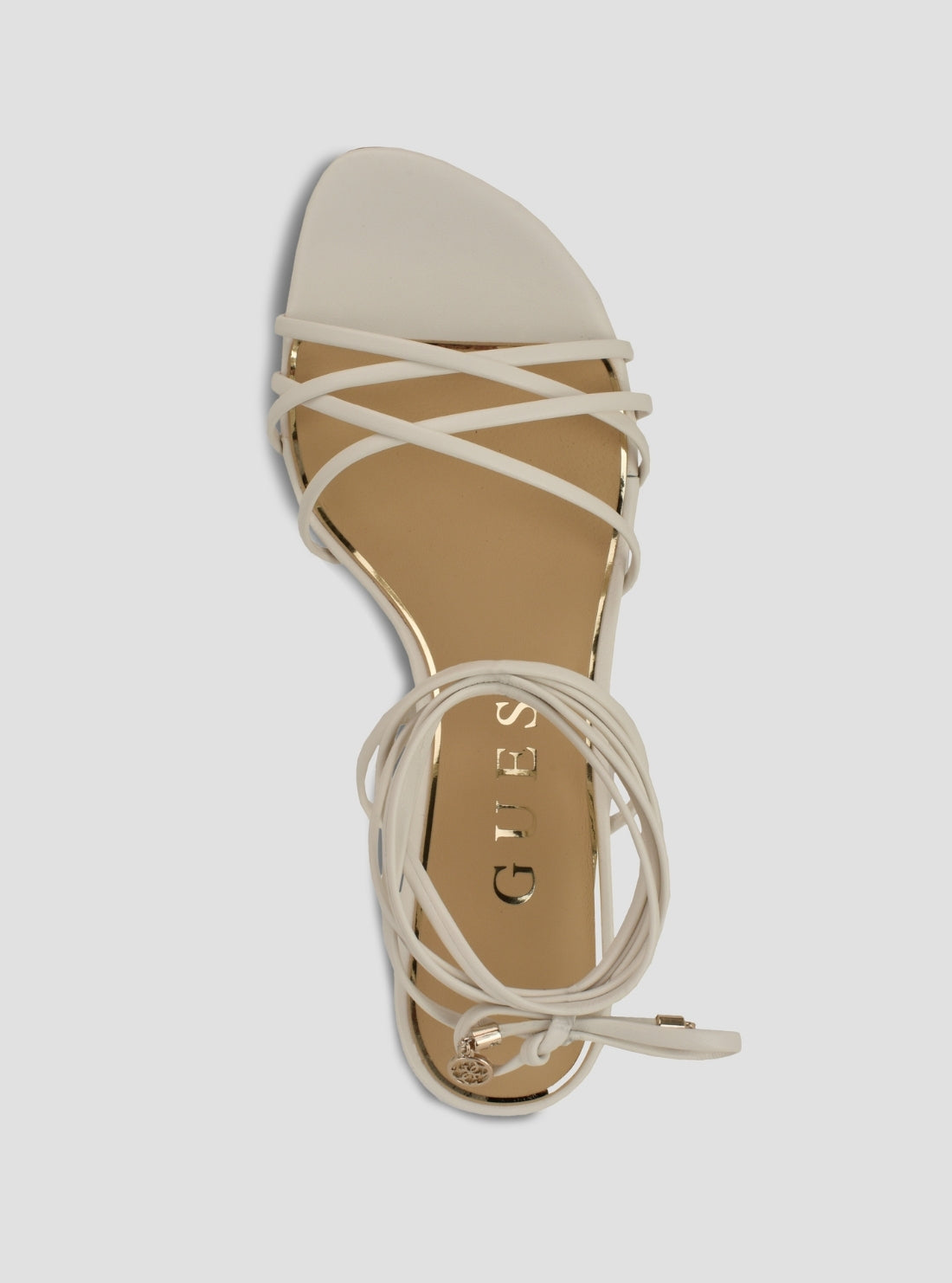 GUESS Footwear White Garsie Heels GARSIE Top View