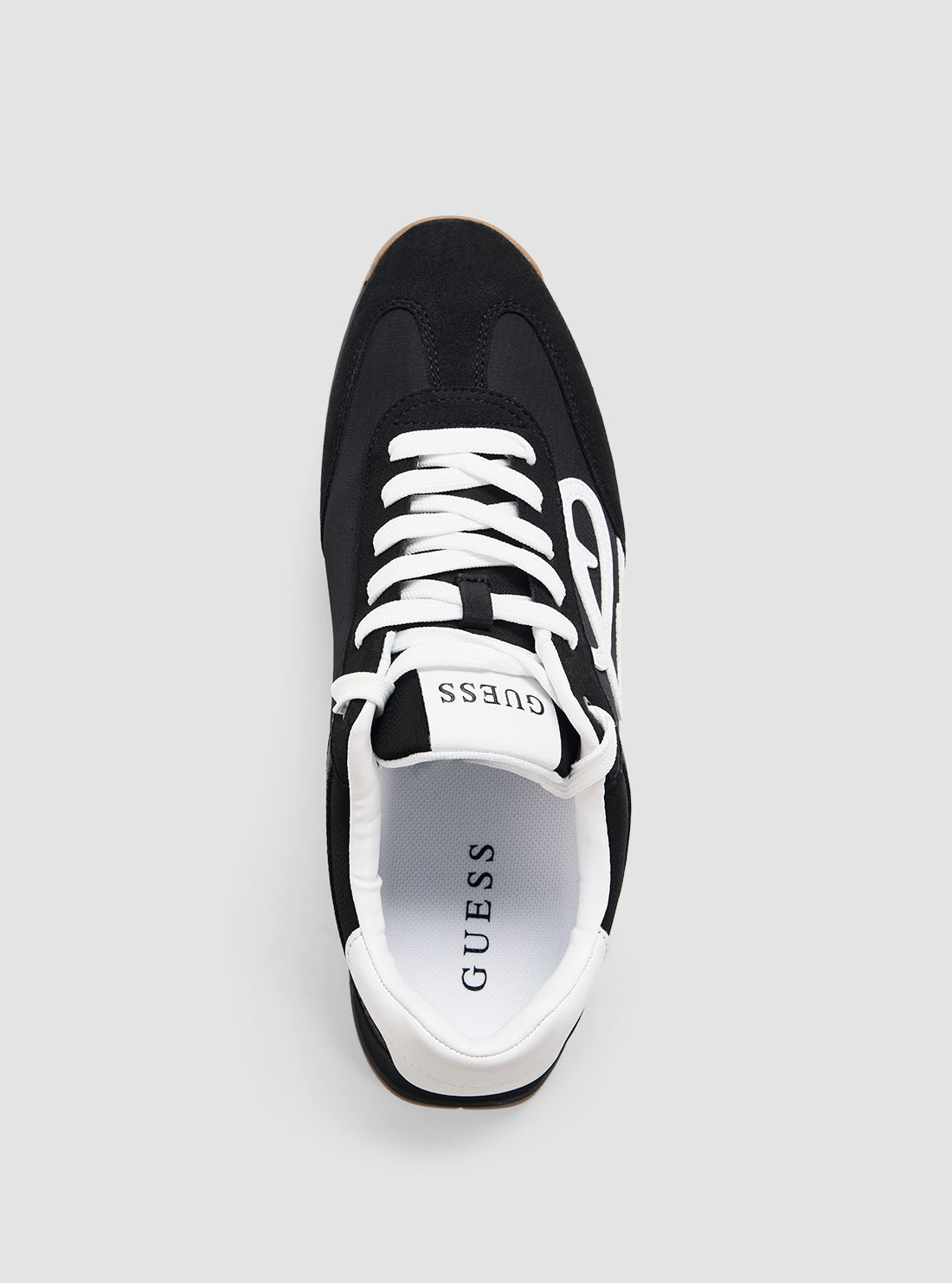 GUESS Footwear Black Gellers Sneakers GELLERS Top View