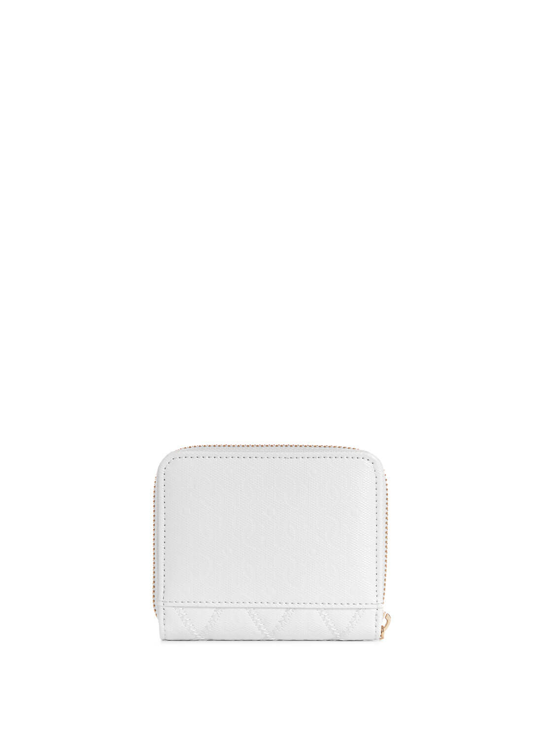 GUESS White Adi Small Wallet back view