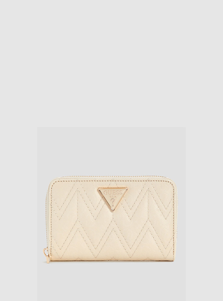 White Adelard Medium Wallet