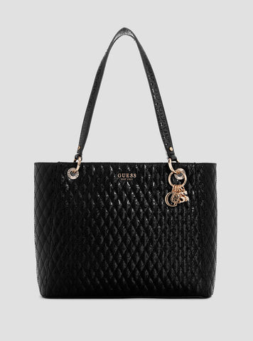 Black Betula Noel Tote Bag