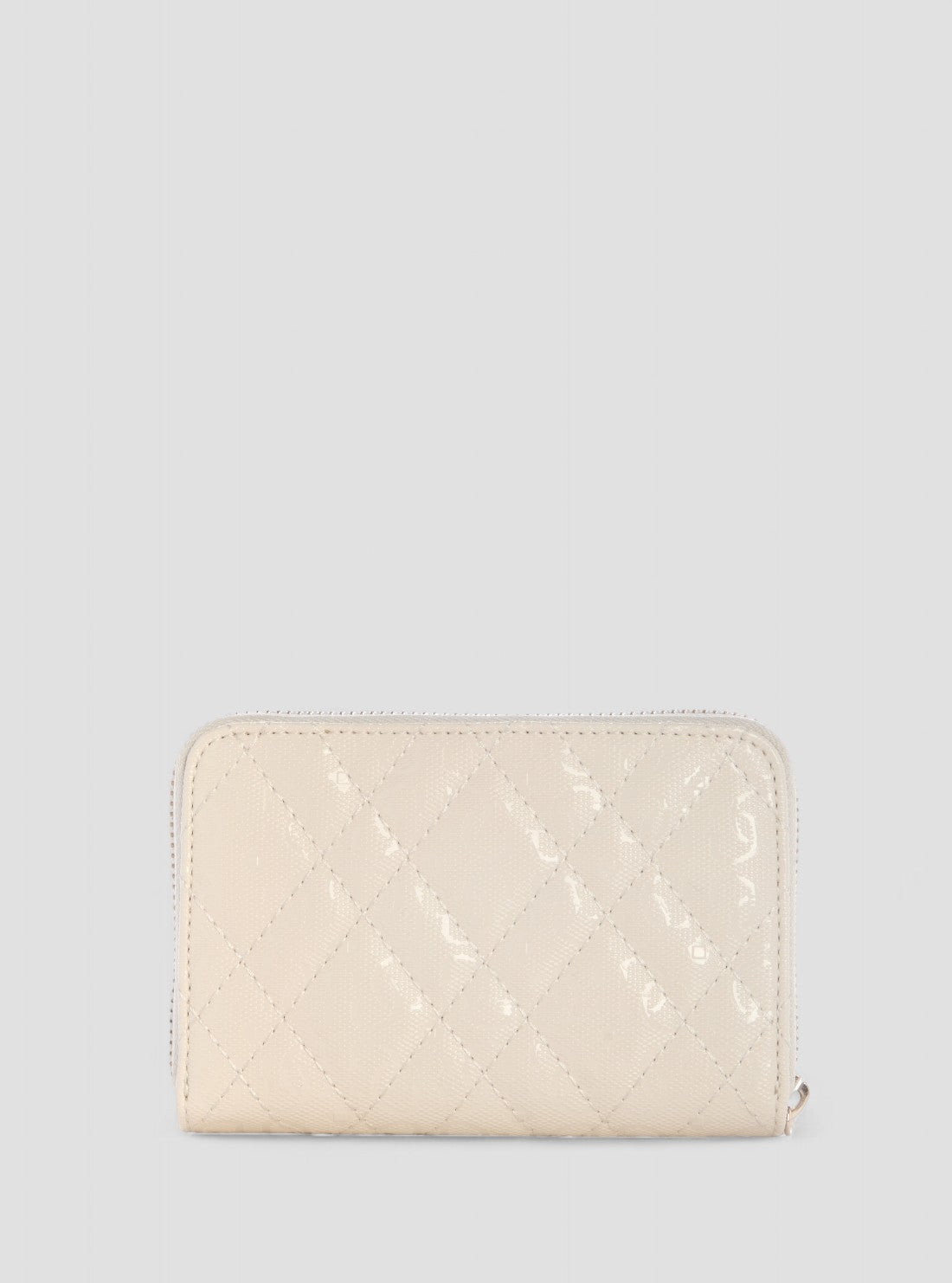 GUESS Womens White Isemay Medium Zip Around Wallet GG9628140 Back View