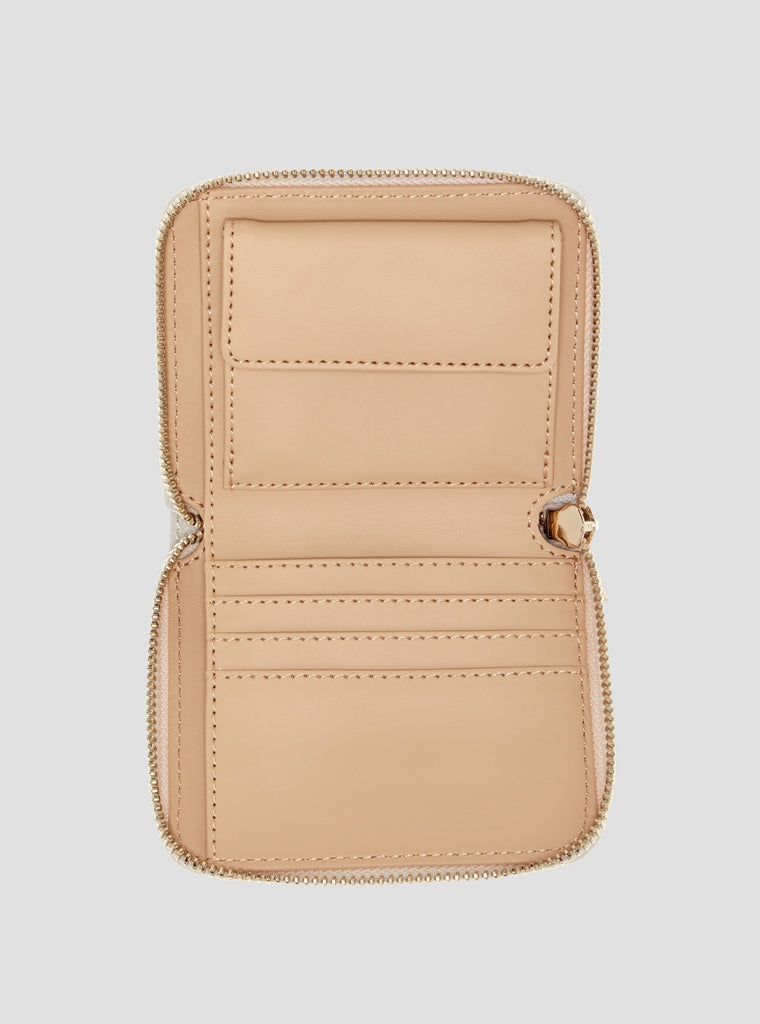 Guess ALDINA TOP ZIP SHOULDER BAG - Borsa a tracolla - silver-coloured/argentato Guess ALDINA TOP ZIP SHOULDER BAG - Borsa a tracolla - silver-coloured/argentato