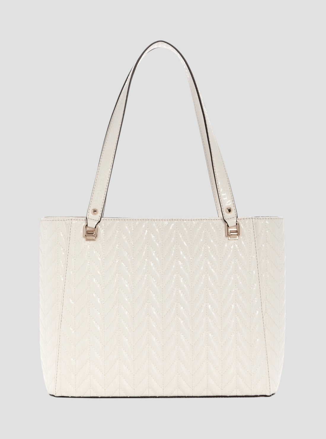 GUESS Womens Off-White Stacey Noel Tote Bag GG974125 Back View