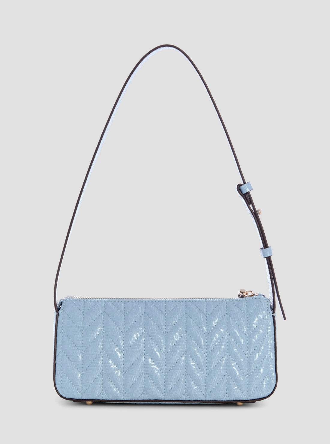 GUESS Womens Light Blue Stacey Mini Shoulder Bag GG974172 Back View