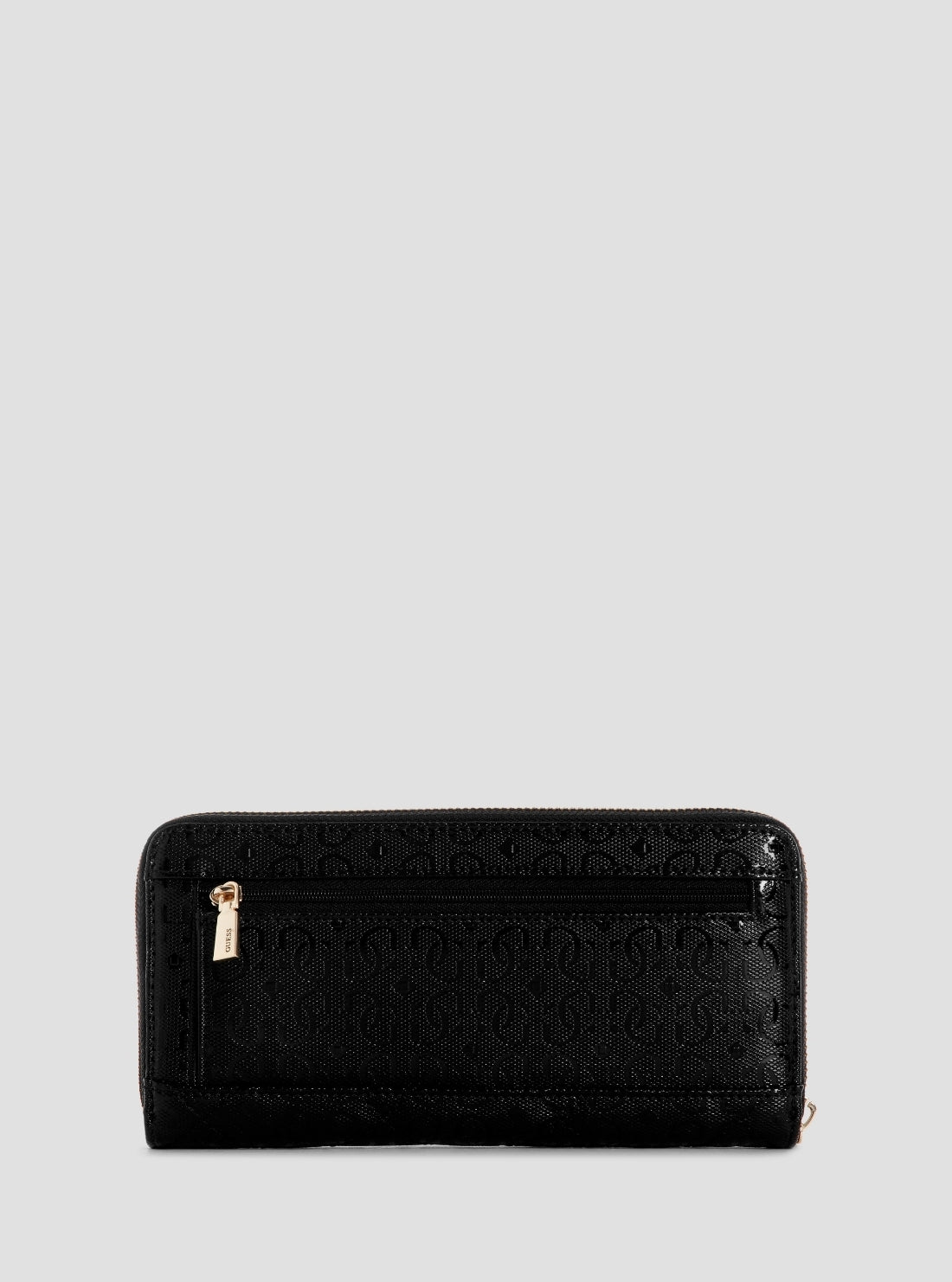 GUESS Womens Black Libby Large Zip Around Wallet GG9912146 Back View