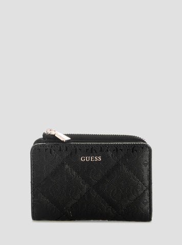Black Libby Zip Around Card Case