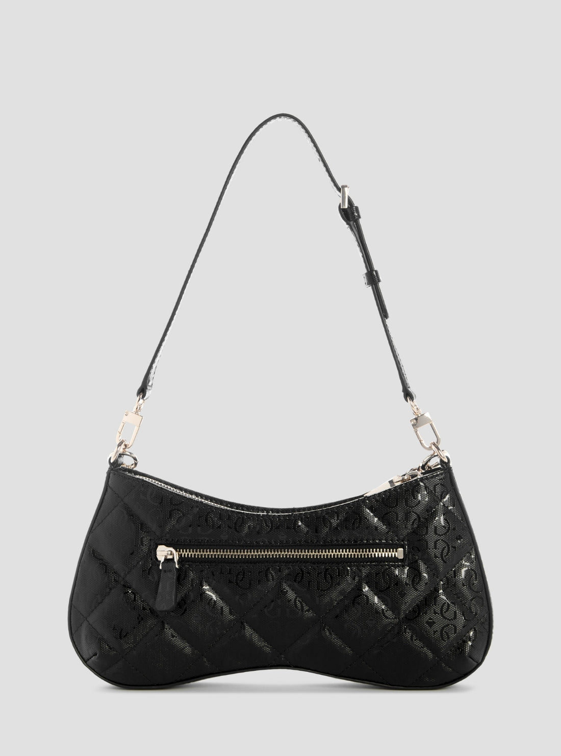 GUESS Womens Black Libby Shoulder Bag GG991218 Back View