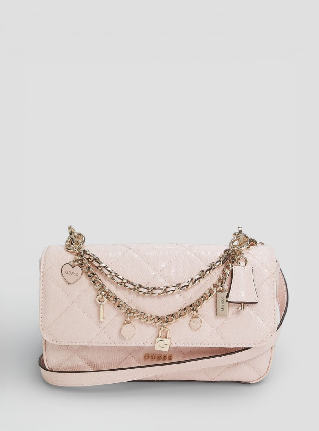 GUESS Cartera Guess Abey Convertible Xbody Flap Bnl Café