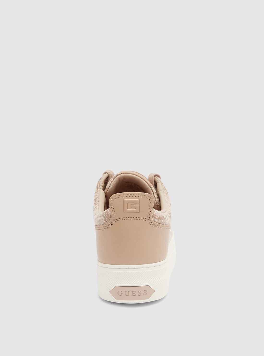 Light Pink Giaa Logo Low-Top Sneakers