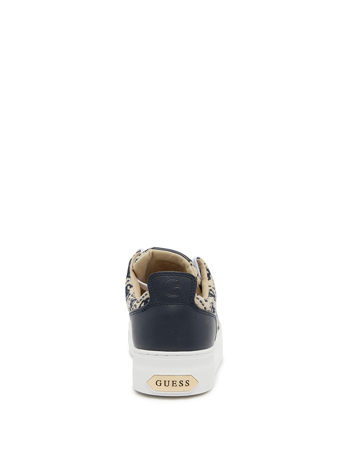 Navy Logo Gianele Low Top Sneakers back view