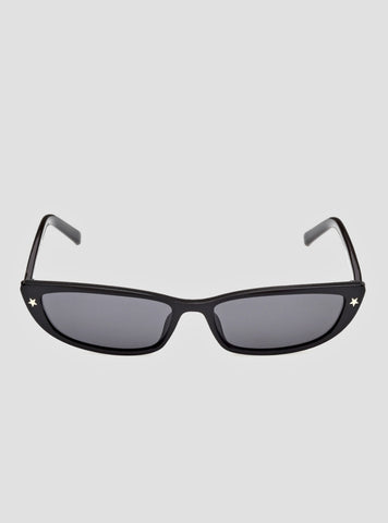 GUESS Womens Black Thin Cat Eye Sunglasses GJ00001 Front View
