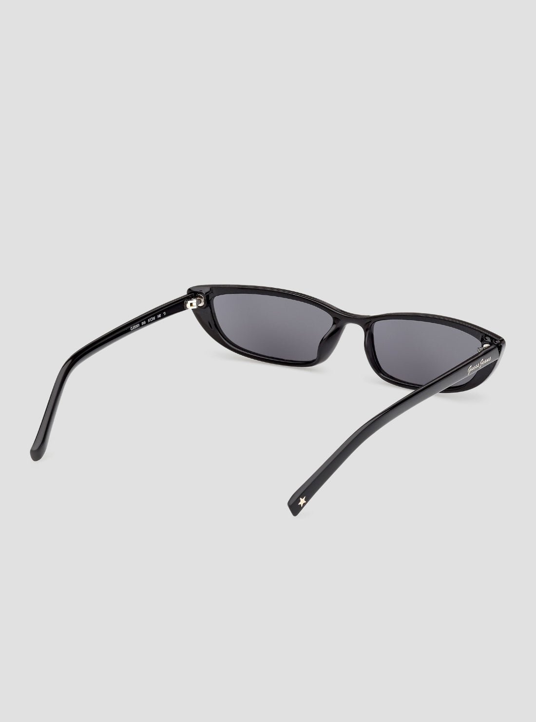 GUESS Womens Black Thin Cat Eye Sunglasses GJ00001 Back Side View