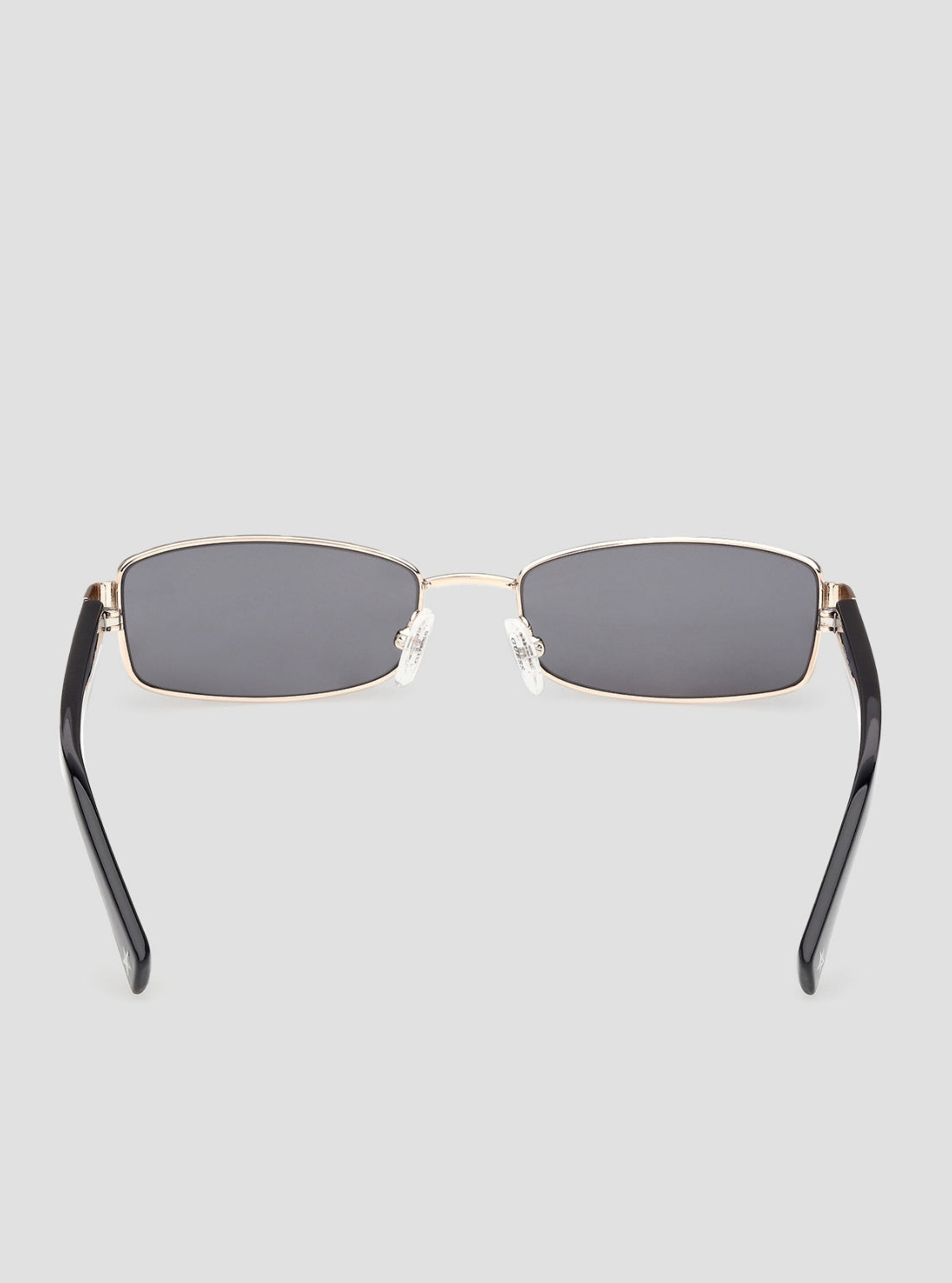 GUESS Womens Black Gold Rectangular Metal Sunglasses GJ00003 Back View