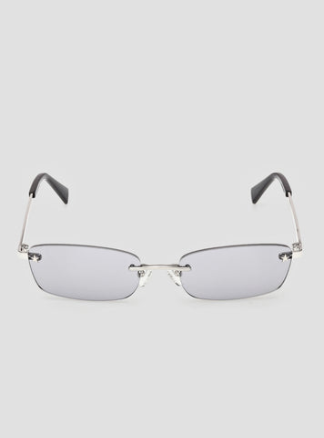 GUESS Accessories Grey Unisex Round Metal Sunglasses GJ00005 Front View