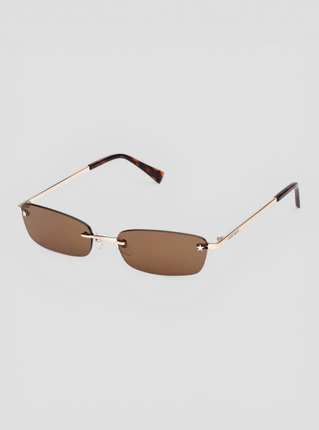 GUESS Accessories Brown Unisex Metal Round Sunglasses GJ0000533E Side View