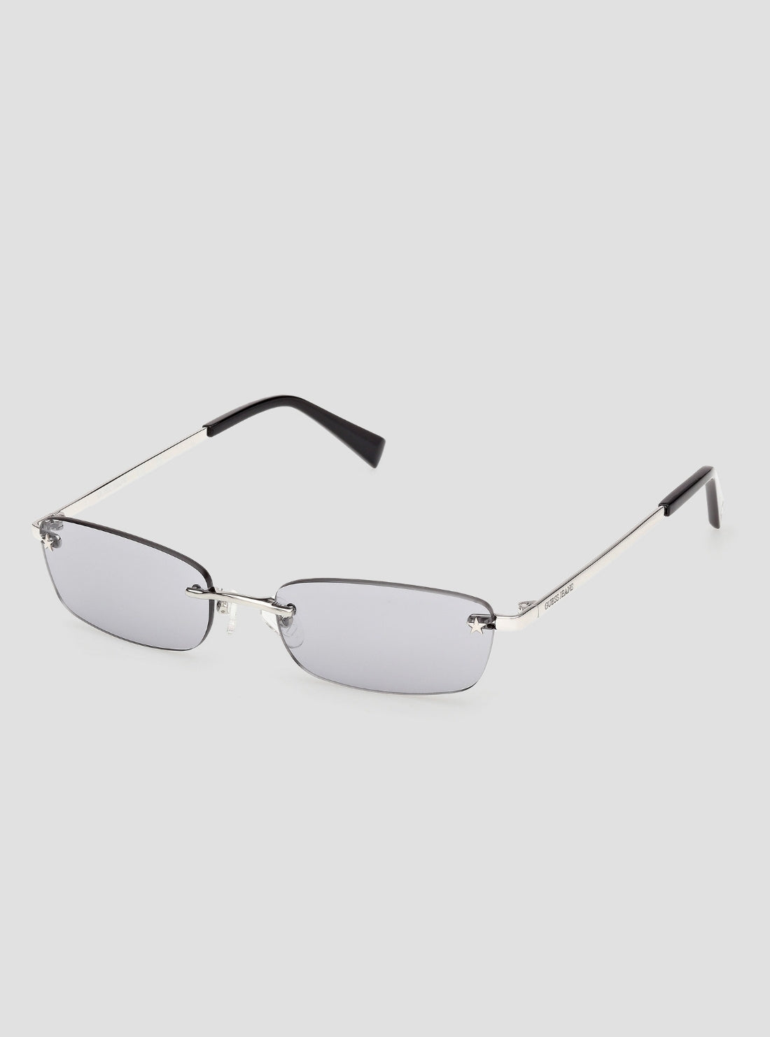 GUESS Accessories Grey Unisex Round Metal Sunglasses GJ00005 Front Side View