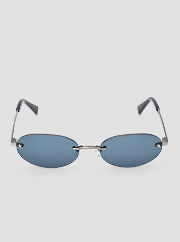 GUESS Accessories Blue Unisex Round Metal Sunglasses GJ00006 Front View