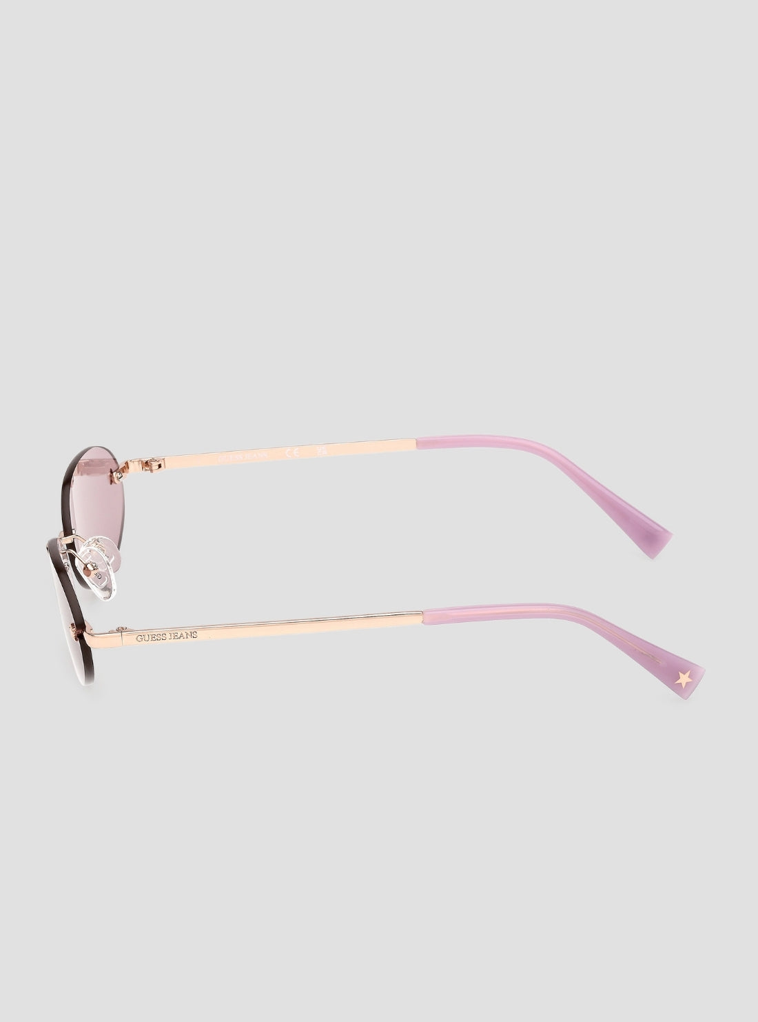 GUESS Accessories Pink Unisex Round Metal Sunglasses GJ00006 Side View