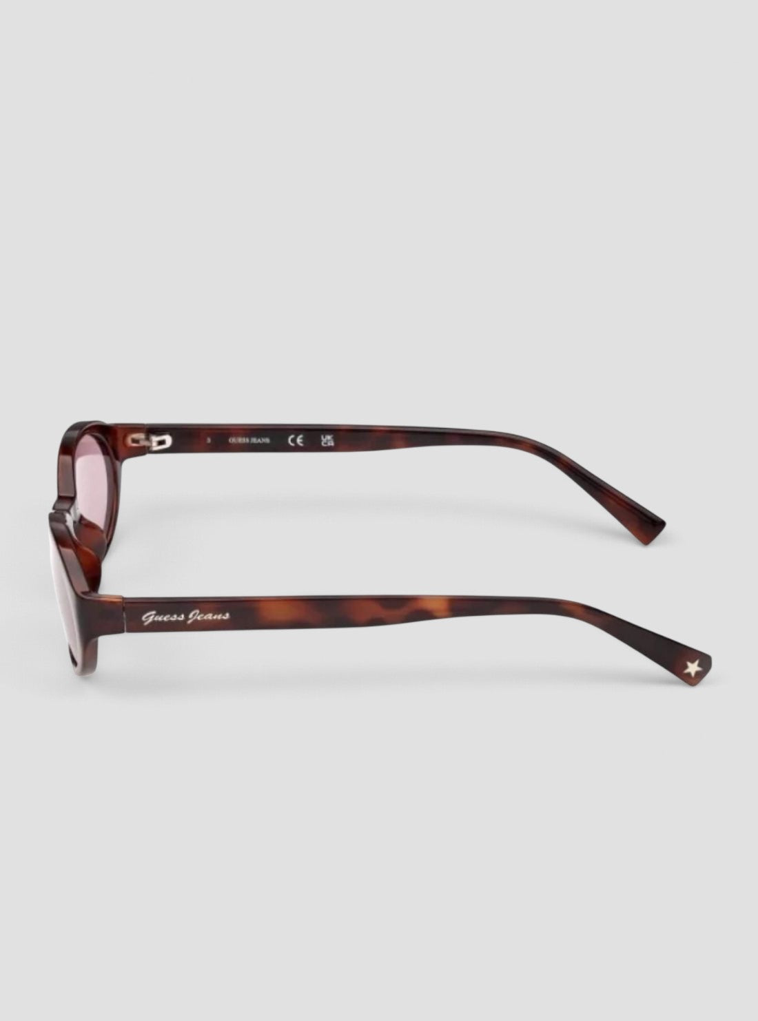 GUESS Accessories Dark Havana Oval Sunglasses GJ0000952Y Side View2
