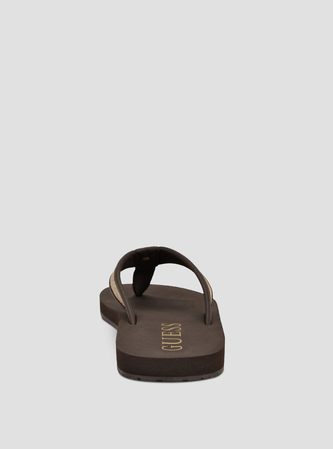 GUESS Footwear Light Natural Dingle Thongs DINGLE Back View