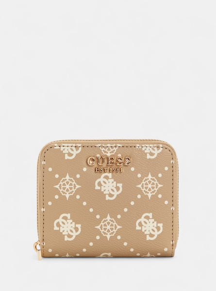 GUESS Silia SLG Medium Zip Around M Biscotti Logo | Buy Bags