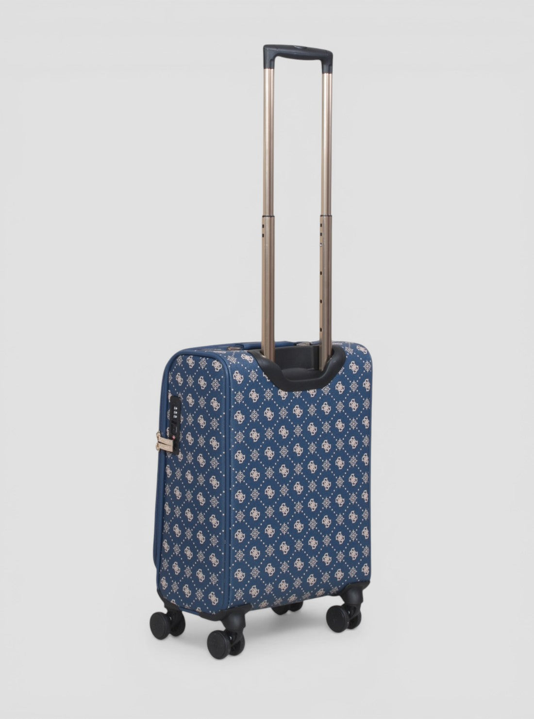 GUESS Luggage Blue Logo Silia 45cm Suitcase GP9890983 Back View