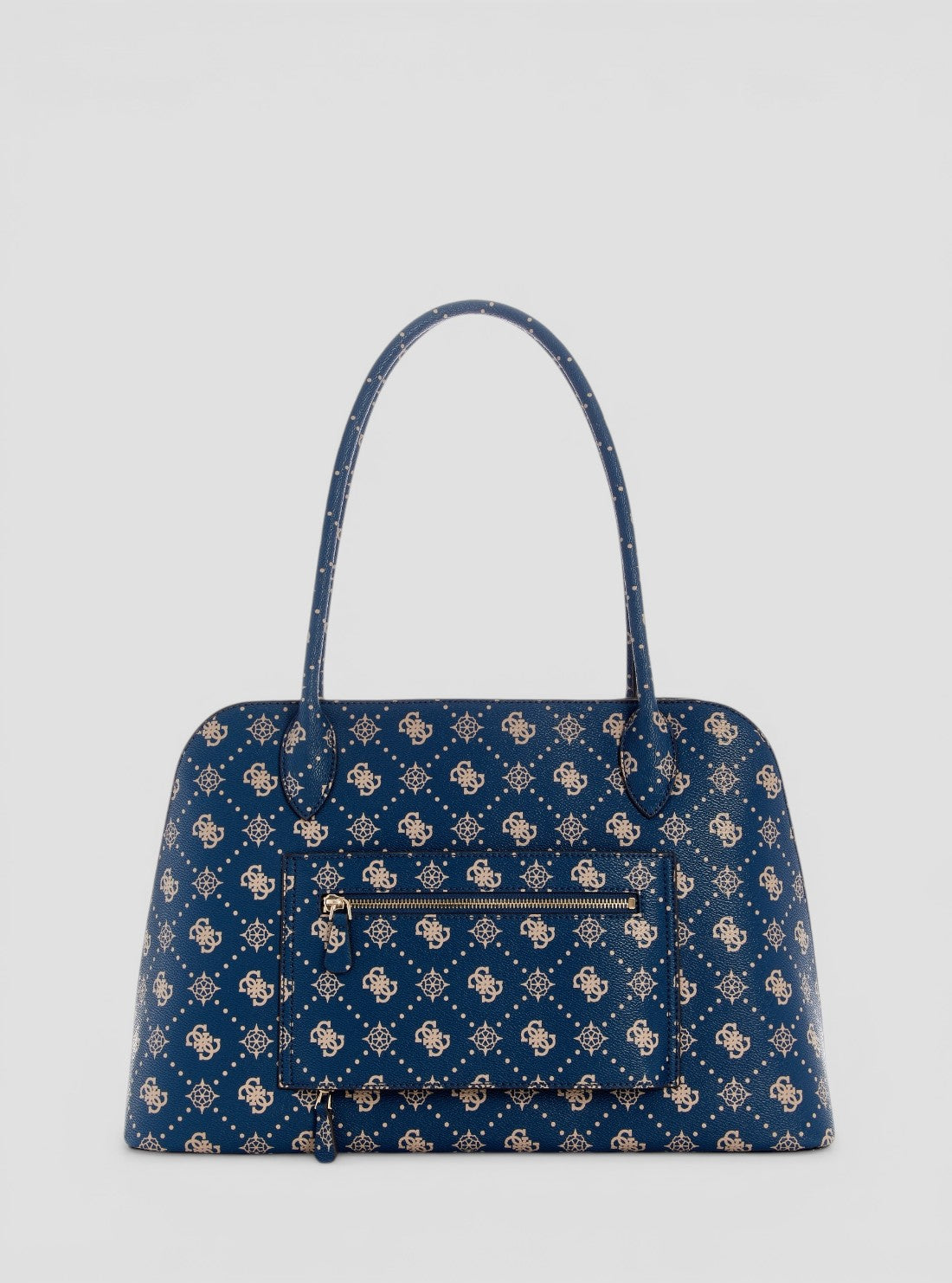 GUESS Womens Blue Logo Patsie Tote Bag GP9919024 Back View