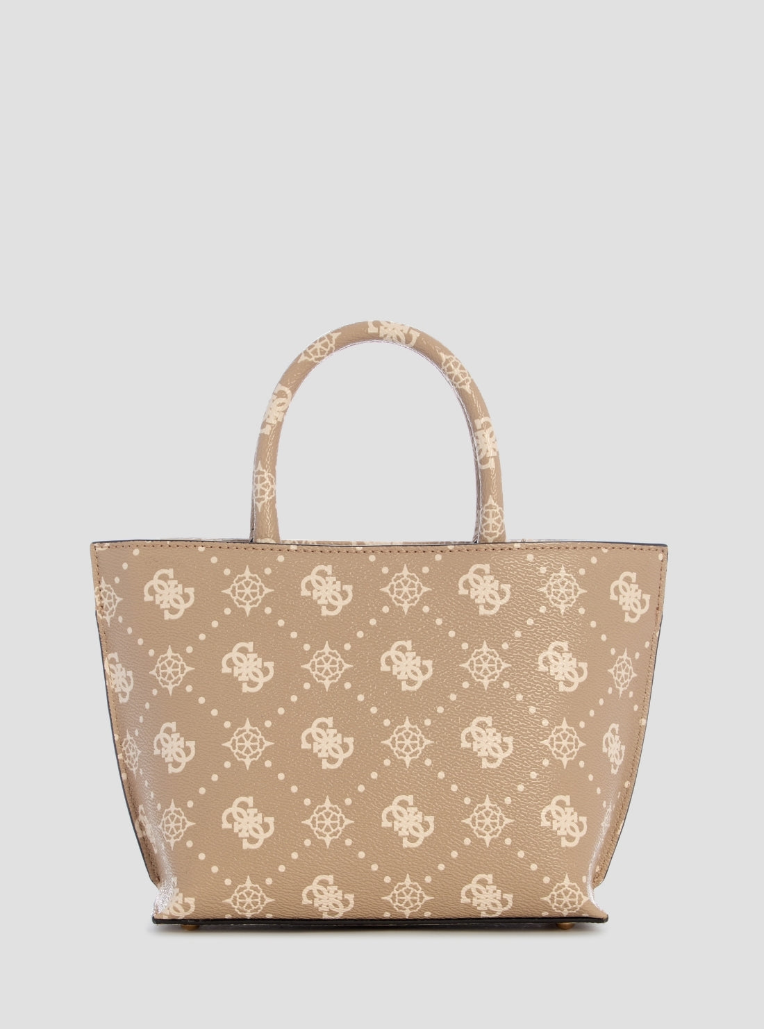 GUESS Womens Beige Logo Emelie Logo Mini Tote Bag GP992875 Back View