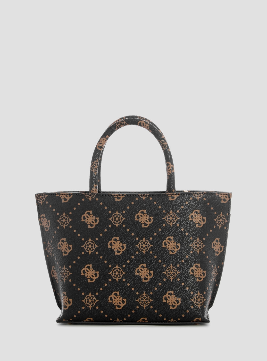 GUESS Womens Brown Logo Emelie Logo Mini Tote Bag GP992875 Back View
