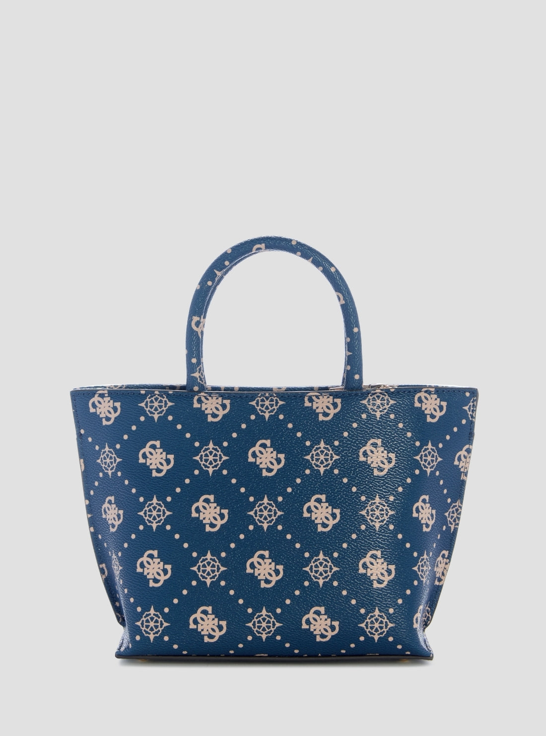 GUESS Womens Blue Logo Emelie Logo Mini Tote Bag GP992875 Back View